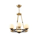 Loft Industry Modern - Cross Triangle Chandelier